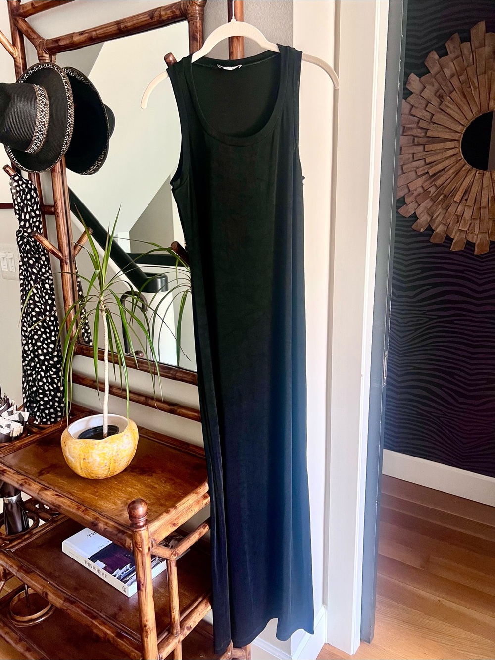 BCBG Black Sleeveless Maxi Dress